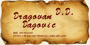 Dragovan Dagović vizit kartica